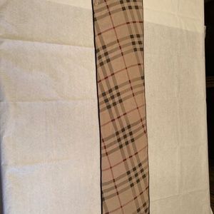 Burberry Classic Check Cashmere Knit Reversible Scarf